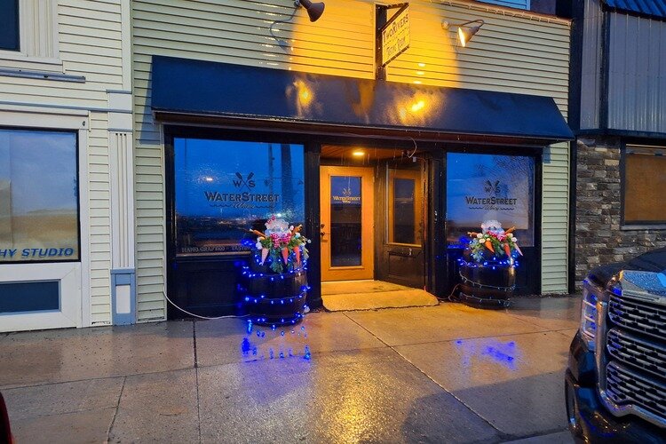 Waterstreet Winery on 218 South Water Street in Marine City is celebrating with blue light decorations for autism awareness.