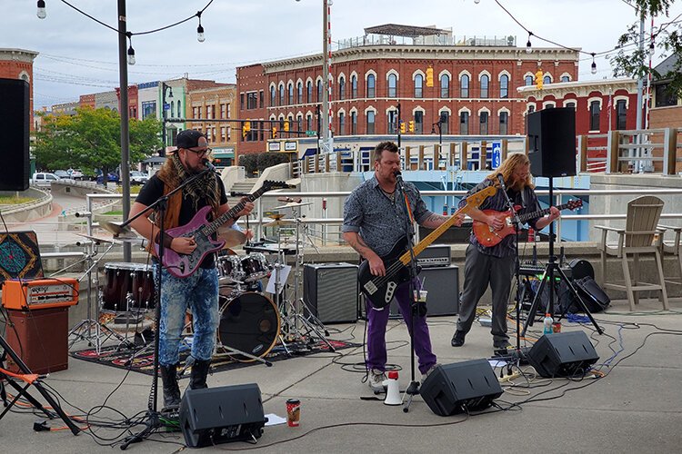 Live entertainment at the Military Street pocket park in downtown Port Huron.