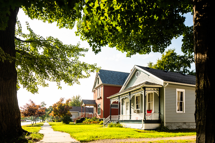 The Olde Towne Historic neighborhood harkens back to earlier times.