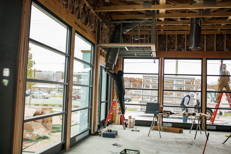 Crews work to complete Panda Express in Fort Gratiot