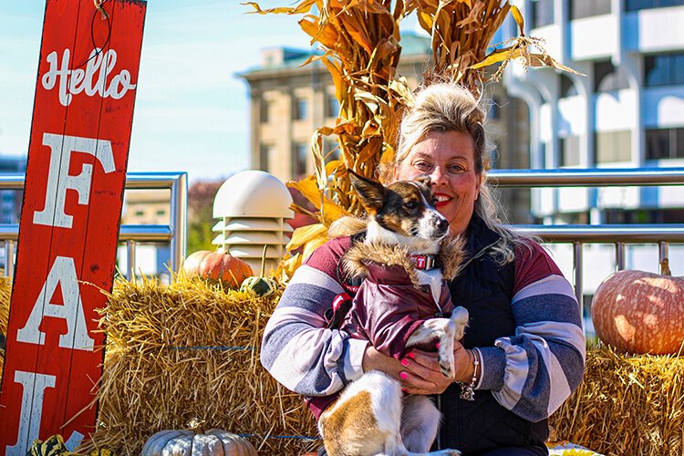 Penny Roskey and Remi, the inspiration behind Roskey's children's book "The Reminator 2 and B-Yond."