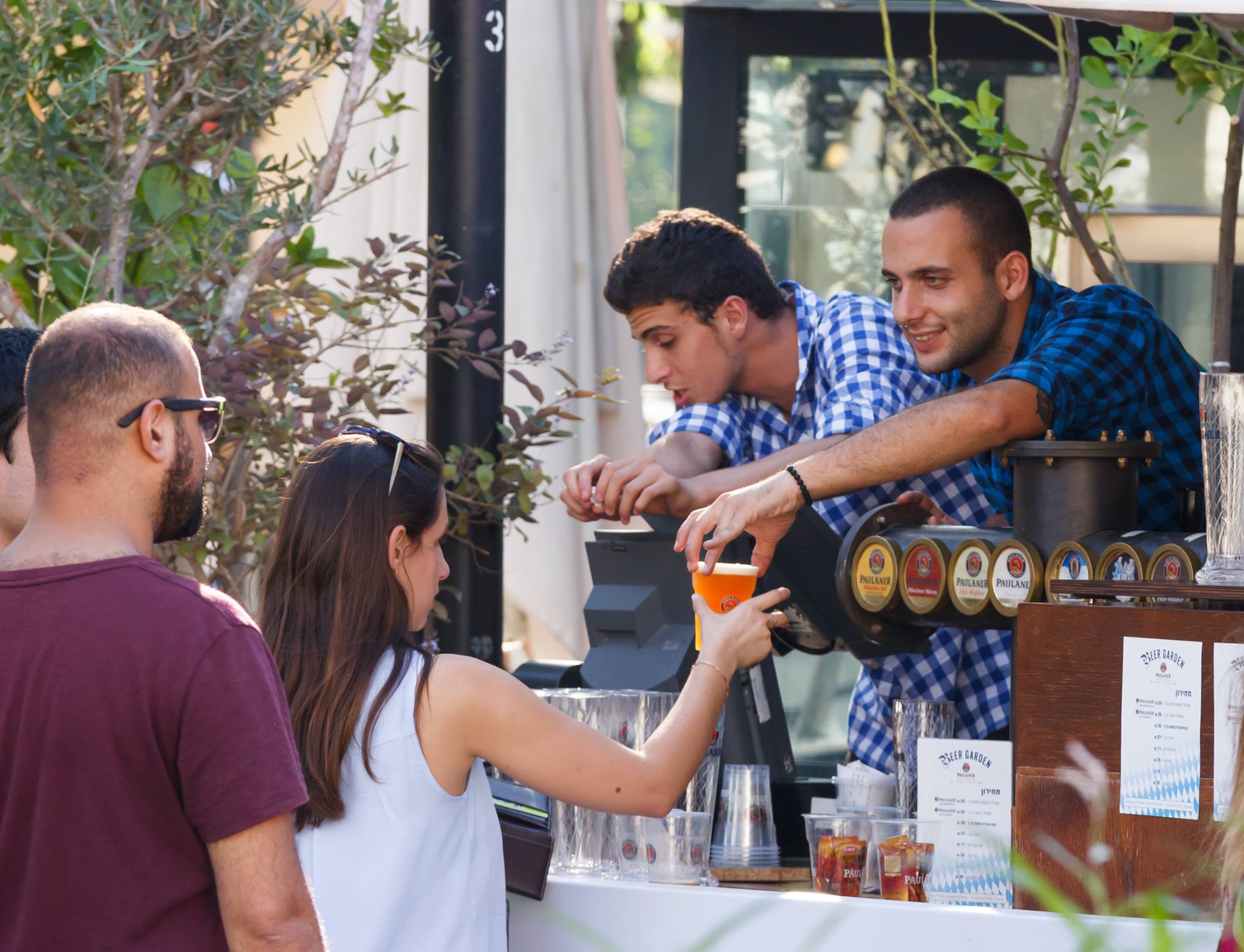 Patrons try a variety of beer during the annual Port Huron Beer Festival