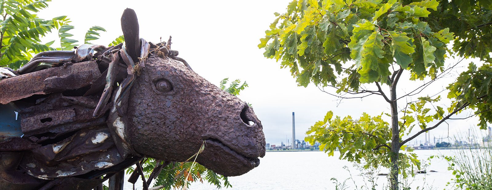 Public art along the riverwalk in Port Huron comes in many shapes, sizes and genres.