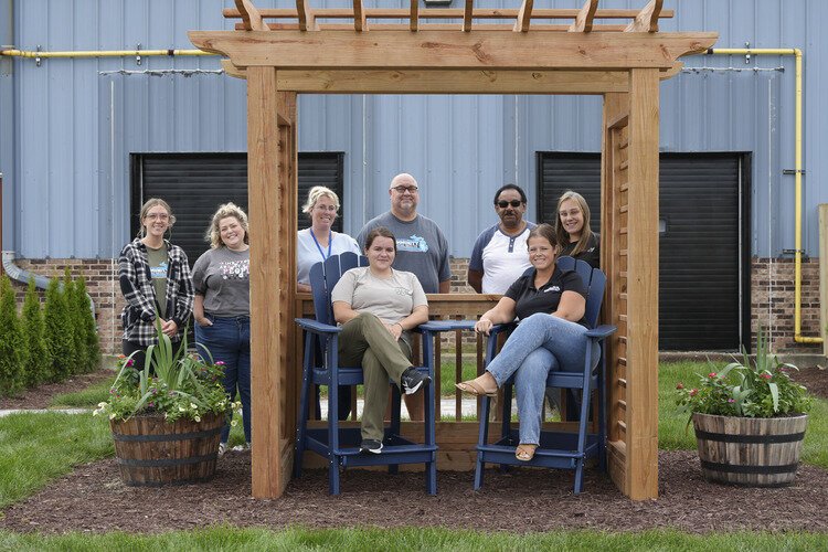 This summer, the staff at SCCCMH, along with volunteer Nora Condland, and through a generous donation from the Home Depot in Fort Gratiot, created this outdoor space at the Child and Family Services Building.