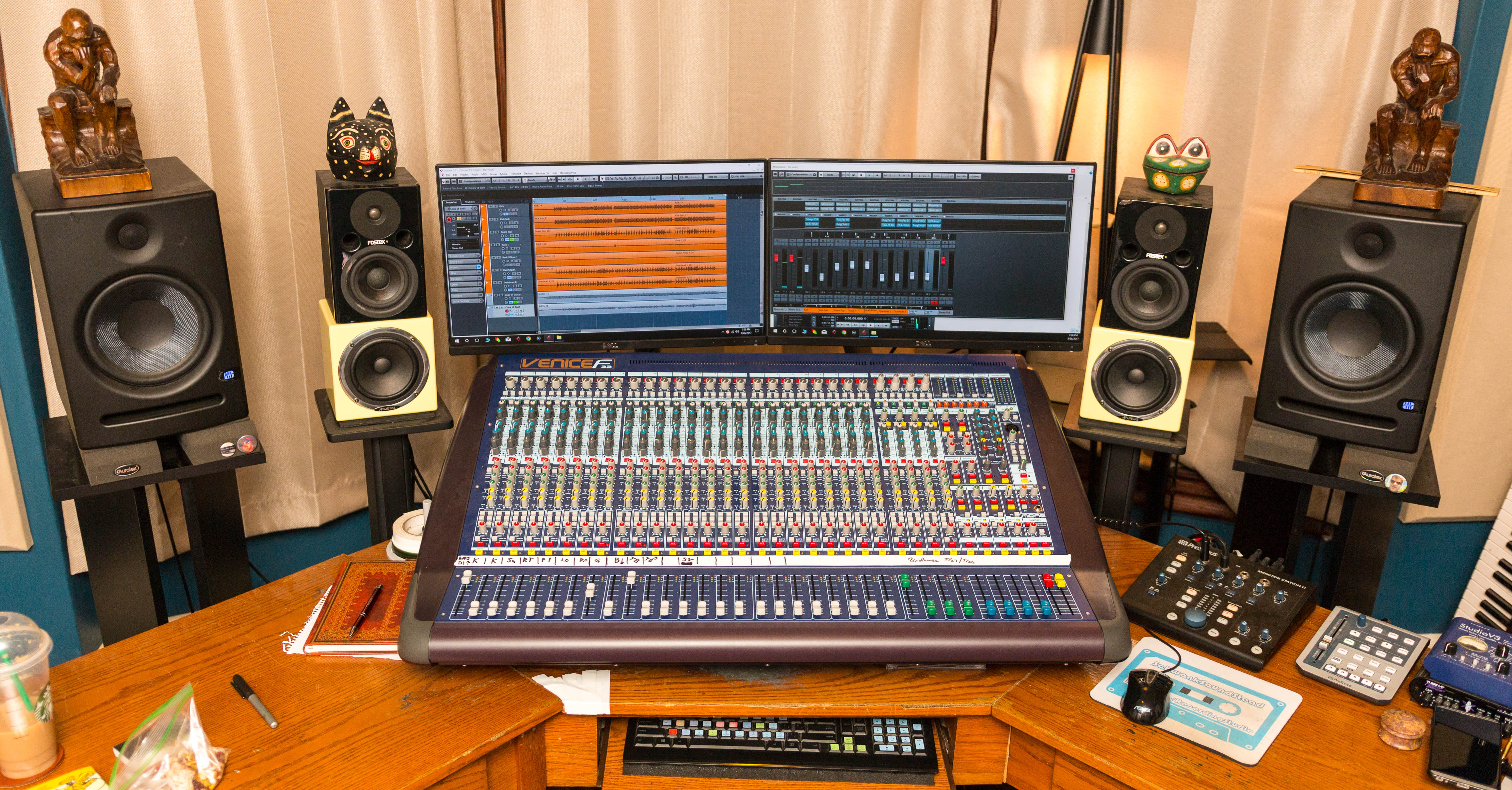 Musicians can work on their tunes at the SchwonkSoundStead 
