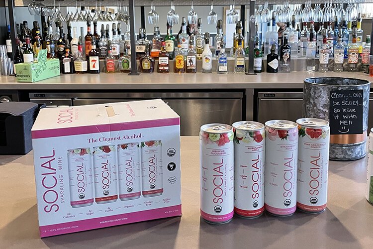 “SOCIAL is also only 4% alcohol," says Leah Caplanis, owner of SOCIAL Sparkling Wine. "Some of our flavors include Elderflower Apple, Strawberry Rose, Hibiscus Cucumber, and Grapefruit Ginger.”