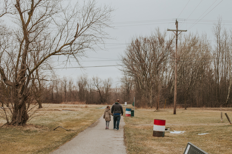 Take a break and get outside. It may be cold out, but exploring nature is always fun.