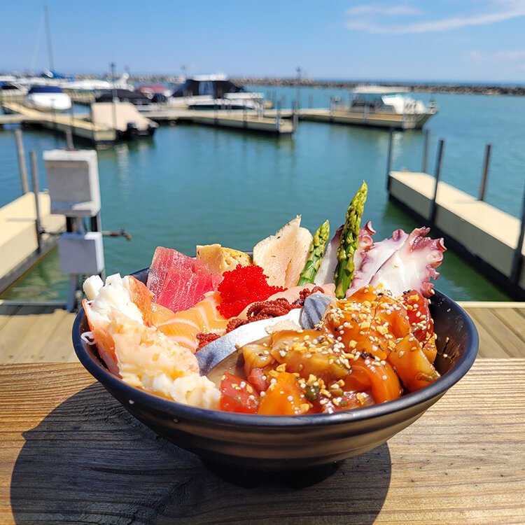 The Windjammer Bar & Grill offers fresh seafood at its new sushi bar, Surfsider.
