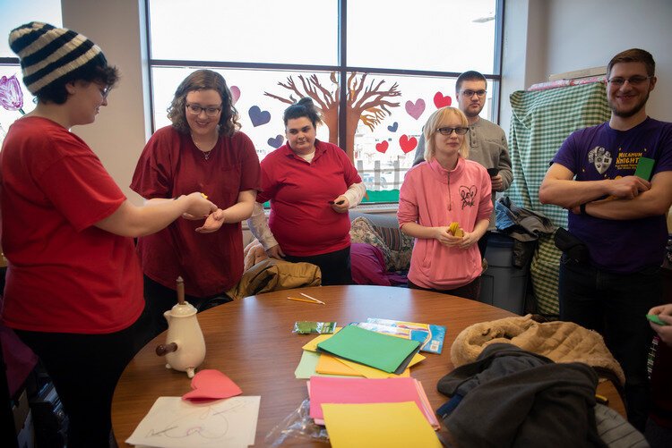 Students at St. Clair County Community College