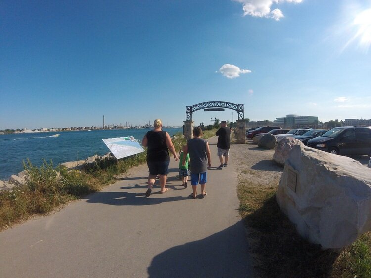 Scenes from the Bridge to Bay Trail