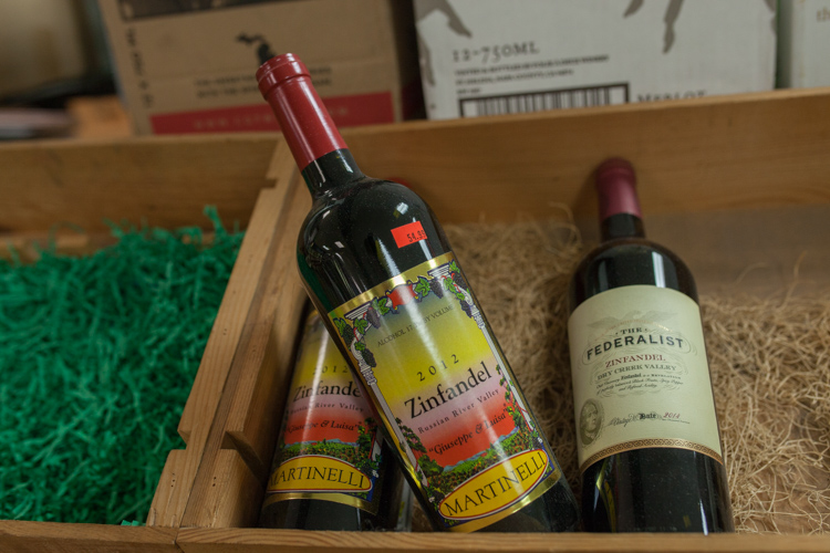 Andy Bakko's market sells wine to please just about any palate.