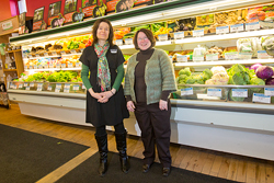 Natasha Lantz and Michele Walk of the UP Food Exchange