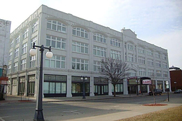 The new Lloyd apartments in Menominee, formerly a retail building.