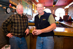 Paul Boissevain and Dick Gray of Keweenaw Brewing Co