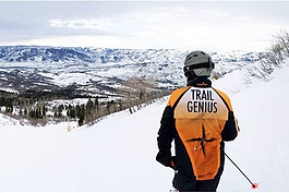 Trail Genius maps bike, ski and hiking trails.