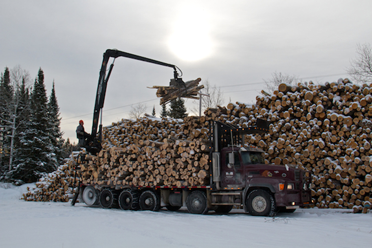 Loading the truck