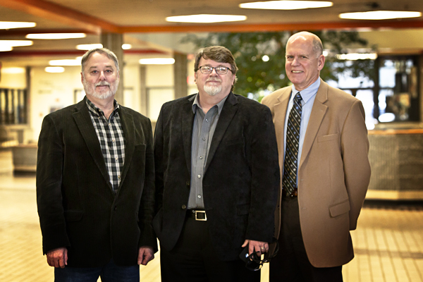 Daryl Kobie, Robert Eslinger, Michael Rudsill of NMU Center for Innovation and Industrial Technology