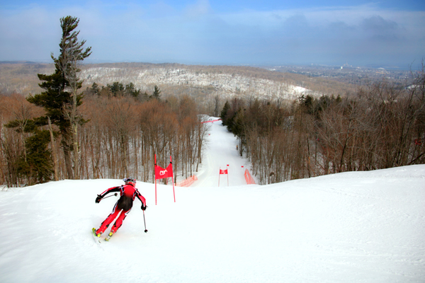 silent sports-downhill skiing