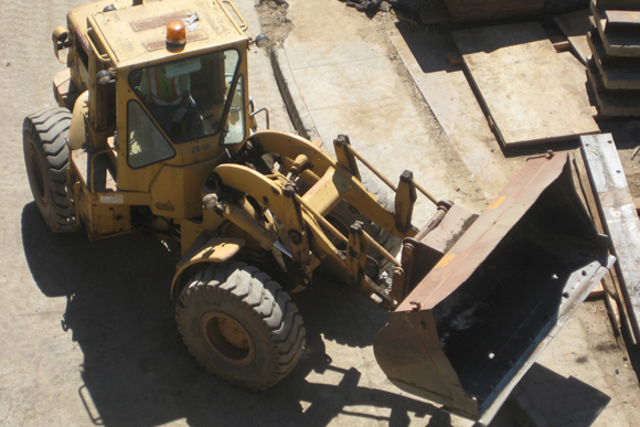 Big machines to move lots of earth. 