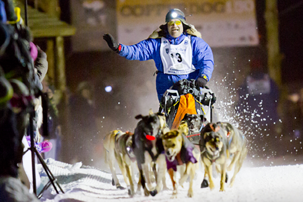 2013 Copper Dog winner Bruce Magnusson at the start