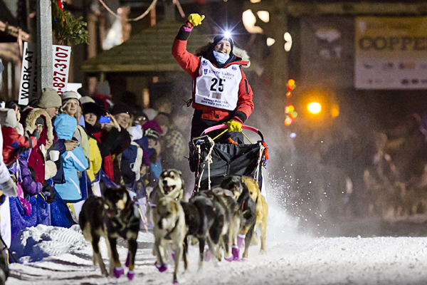 2013 Copper Dog Sled Dog Race start, Calumet