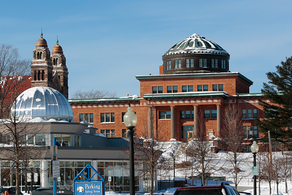 A view of downtown Marquette. 