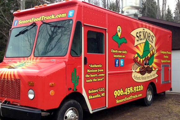 Senors Food truck offers up a nice variety of Mexican dishes. 