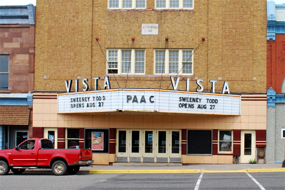 The Vista Theater in Negaunee. 