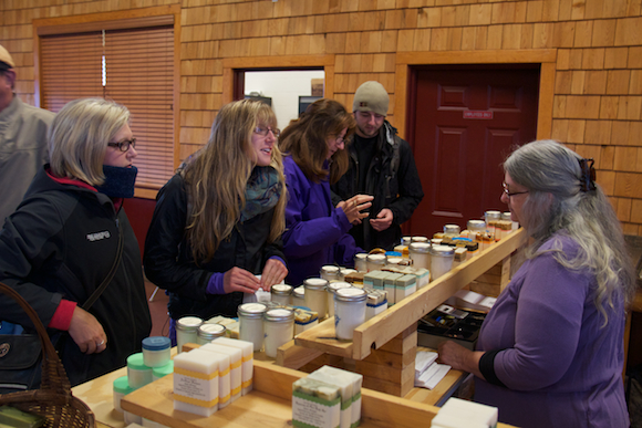 The farmer's market in downtown Marquette.