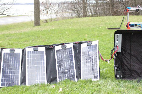 Solar powered 3D printing is now possible.
