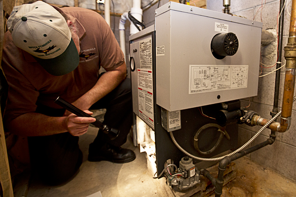 furnace inspection during energy audit
