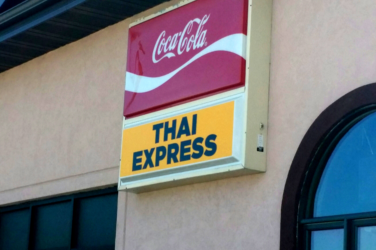 Thai Express is open in Escanaba. 