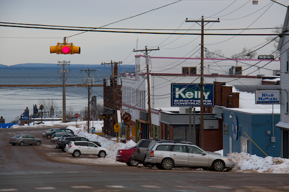 Baraga Avenue in downtown Marquette.