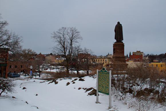 A nearby cultural asset, the Father Marquette Park.