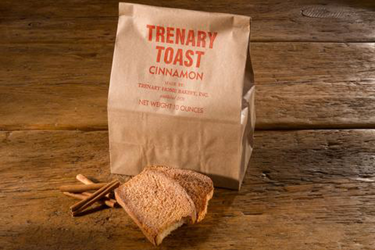 The famous cinnamon Trenary Toast.