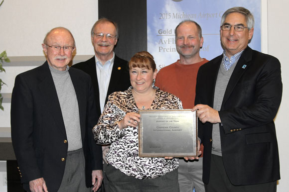 Chippewa County Airport won Airport of the Year for 2015.