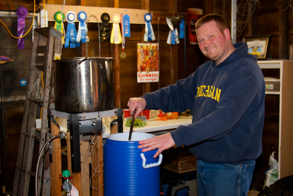 Ben Harris of the Bay de Noc Brewers.