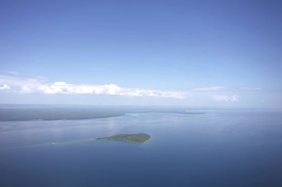 Rabbit Island in Lake Superior off the Keweenaw Peninsula.