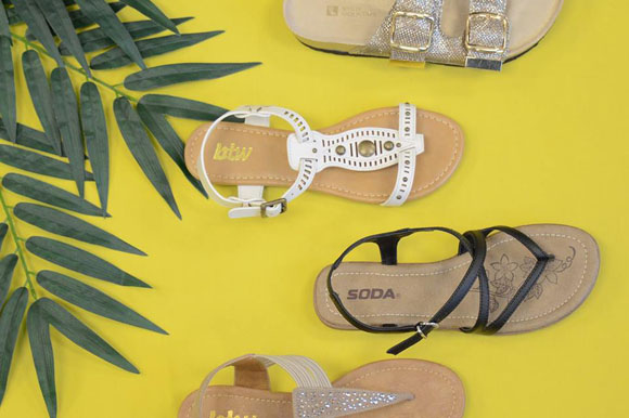 Summer sandals at Shoe Sensation.