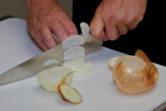 Locally sourced food is a key focus at the school.