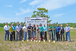 Jandron's Retail Center breaks ground in Marquette.