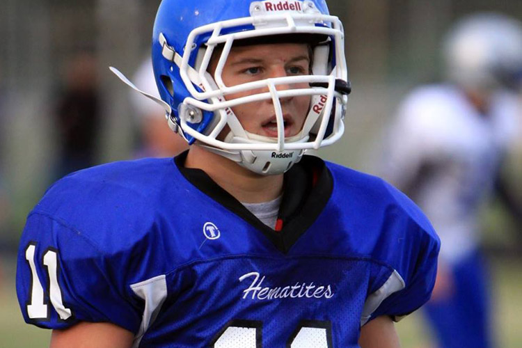 Ishpeming quarterback Daniel Olson.