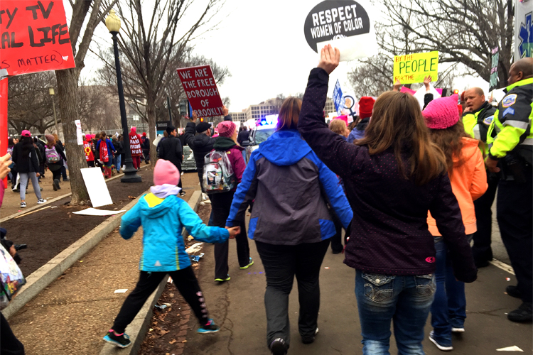 Yoopers march down the streets of Washington D.C.