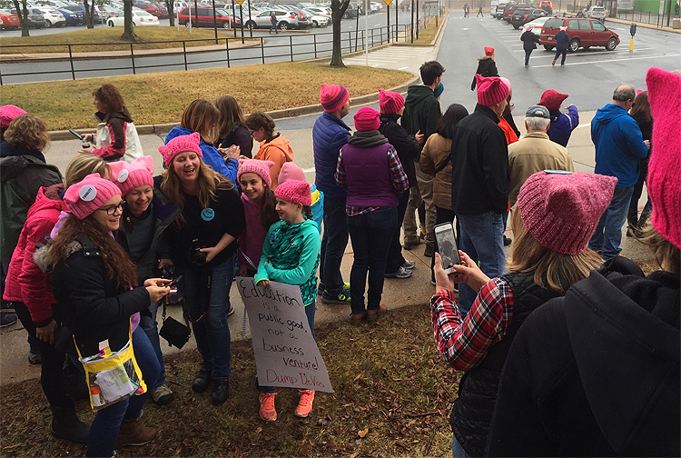 The Women's March was an event unlike many had attended before. 