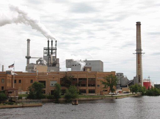 The Billerud mill in Wells Township