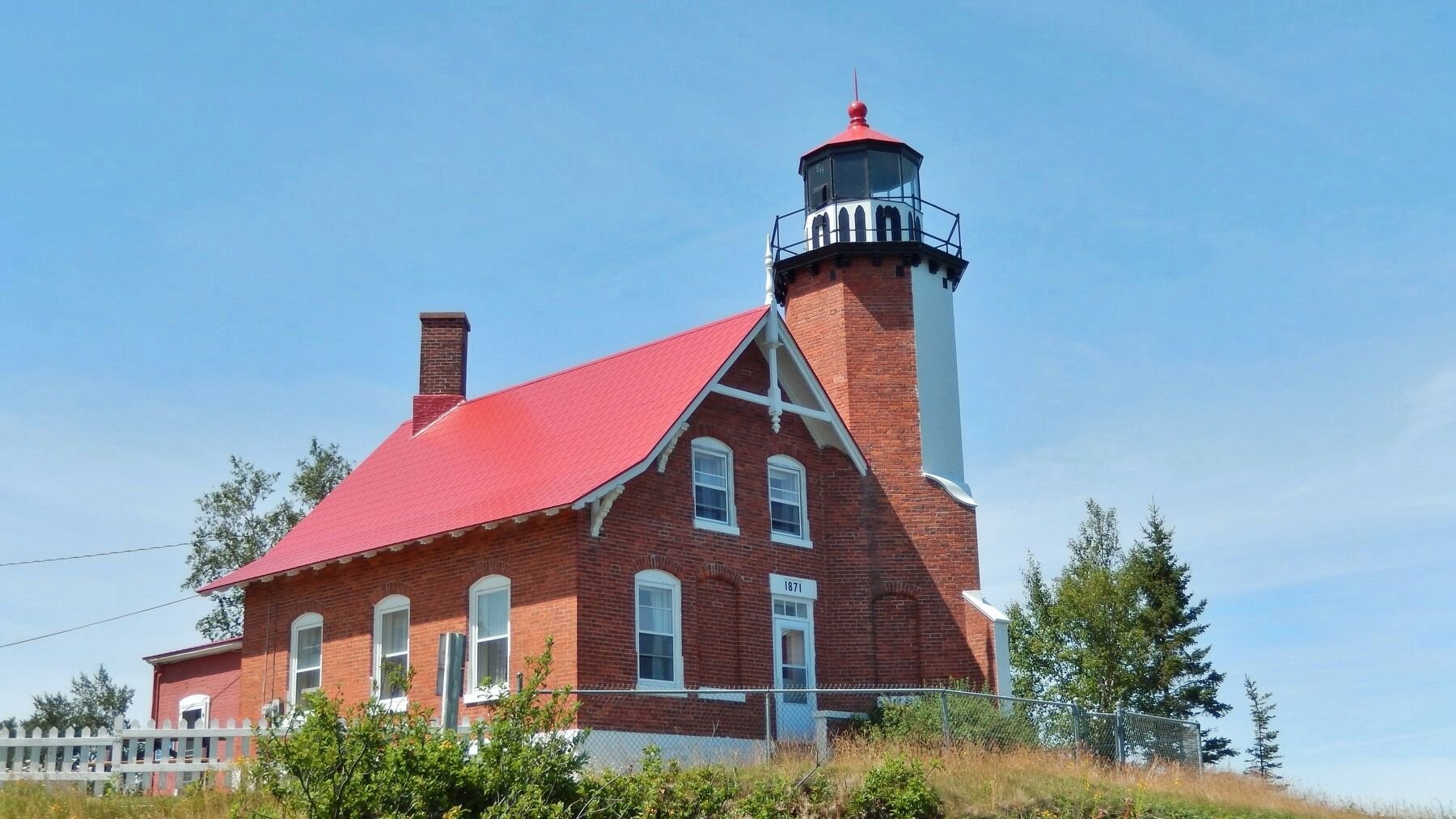 The Eagle Harbor Lighthouse.