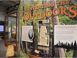 Inventing the Outdoors was originally on exhibit at the Michigan History Center.