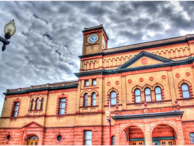 The Calumet Theatre is one of the historical sites associated with Keweenaw National Historical Park.