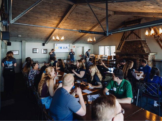 A kick-off event for LINK U.P. was held in early April. 