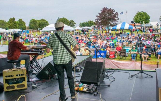 Performers at the Marquette Area Blues Fest. This year's festival over Labor Day weekend will be the last.